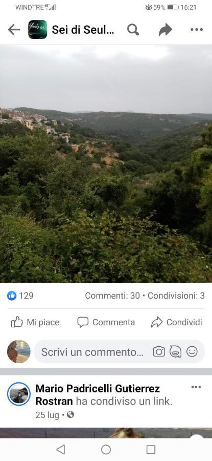 Stellaria Casa Vacanze In Montagna Panorama Stupendo Sardegna Seùlo Eksteriør bilde